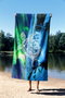 Mijölnir Toalla de Playa Multicolor 70 x 130 cm Blue Turtle 70